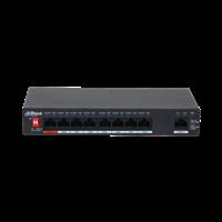 Dahua PoE switch 96W - Unmanaged - 8 poorten + 1 uplink - tot 100Mbps - PFS3009-8ET1GT-96