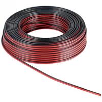 12V kabel rood / zwart  rol van 100 meter -  ved15
