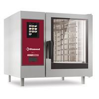 Elektrische oven .&amp;quot;touch&amp;quot; met boiler, stoom en convectie 6xgn1/1+ cleaning | Diamo