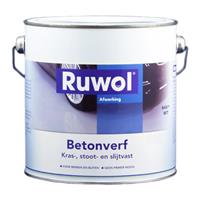 Ruwol Betonverf Standaard Wit 2,5 liter