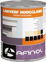 Afinol Hoogglans Lakverf Standaard Wit 750 ml