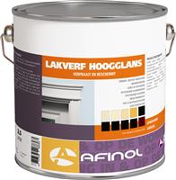 Afinol Hoogglans Lakverf Standaard Wit 2,5 liter