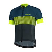 Boost fietsshirt KM Blauw/fluor