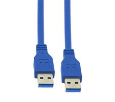 DrPhone USB 3.0 Kabel – Male to Male – AM/AM- Type A mannelijk naar type A mannelijke kabel 0.3m - b
