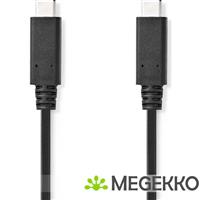 USB-Kabel | USB 3.2 Gen 2x2 | USB-C Male | USB-C Male | 240 W | 8K@30Hz | 20 Gbps | Vernikkeld