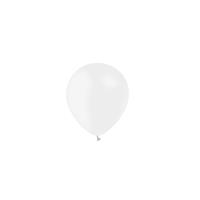 Witte Ballonnen Metallic 13cm 100st