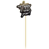 Happy New Year Cupcake Toppers 8st