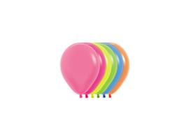 Ballonnen Neon Mix 12cm 50st