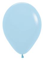 Ballonnen Pastel Matte Blue 30cm 50st