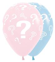 Ballonnen Question Marks Pastel Matte 30cm 25st