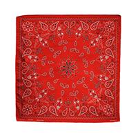 ZAN Headgear bandana rood paisley patroon