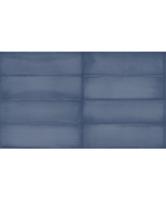 Wandtegel Estudio Ghent Steel Blue Glossy 6.9x24 cm (Doosinhoud 0.5m2)