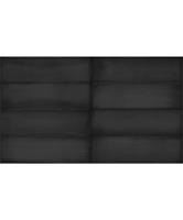 Wandtegel Estudio Ghent Dark Charcoal Glossy 6.9x24 cm (Doosinhoud 0.5m2)