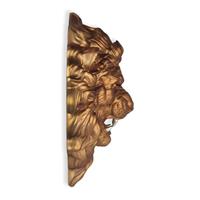 sculptuur, Testa di leone bronzo - 49 cm - Hars