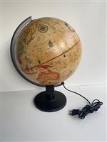 Scan-Globe - Tafellamp - Verlichte historische wereldbol - Plastic