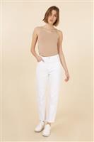 Mom jeans Marivy White 2083