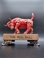 Beeld, Red Bull - Iron - 19.5 cm - IJzer (gegoten/gesmeed)