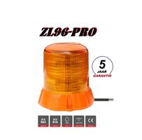 ZL96-PRO Heavy Duty Osram Oranje LED Zwaailamp ECER65 Klasse 2 ECE-R10 12/24V Bout Montage 5 Jaar ga