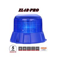 ZL48B-PRO Super Robust LED Zwaailamp Blauw ECER65 Klasse 2 ECE-R10 12/24V Bout Montage 5 Jaar garant