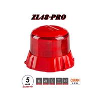 ZL48R-PRO 48 Watt Super Robust LED Zwaailamp Rood ECER65 Klasse 2 ECE-R10 12/24V Bout Montage 5 Jaar