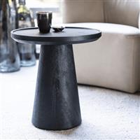 Bijzettafel Ron 46x49 - zwart
