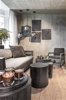 Salontafel Orly Met Deuren Vergrijsd Teak - 2 Maten
