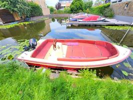 Te koop Liberty sloep 455 met 9.9pk Suzuki 