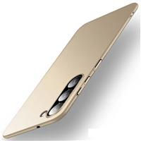Ultra Dun Hoesje voor Samsung Galaxy S24 Plus - Hard Plastic Case Cover - Goud