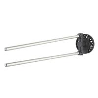 gamma - Gamma Ferro 2-Armig-draaibaar RVS/Zwart