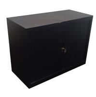 Roldeurkast Zwart H73xB100 Nieuw B-keus