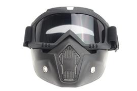 Black goggle mask - smoke lens | helm masker