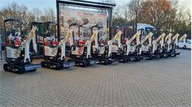 Bobcat E10z met gratis wissel en bakken € 494.60 / 36 mnd
