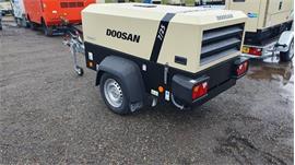 Doosan 7/25 Compressor  € 560 24mnd 0% rente