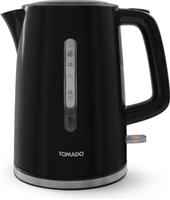 Tomado TWK1701B - Kunststof waterkoker - Zwart - 1,7 liter inhoud - 2200 Watt ( verpakking beschadig
