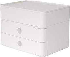 HAN Smart-box plus Allison - 2 lades + box - sneeuwwit - HA-1100-12