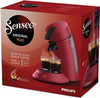 Philips SENSEO® Original Plus koffiepadmachine CSA210/90 - rood ( verpakking schade, gebruikssporen 