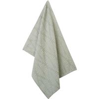 Theedoek bladeren - groen - 50 x 70 cm