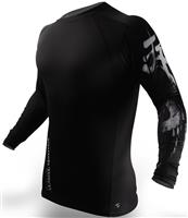PunchTown Rash Guard Deranged Lange Mouw Zwart