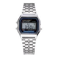 TMC212 Digitale Horloge - Polshorloge 3 ATM Waterdicht - Zilver