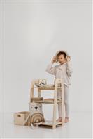 Opbergtoren-boekenrek Slim Natural Natural - S