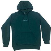 Burned Raglan Hoodie Donkergroen