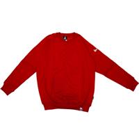Burned Crewneck Rood Raglan