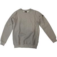 Burned Crewneck Grijs Raglan