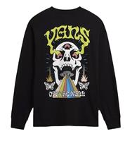 Skull Saucer LS Tee Black