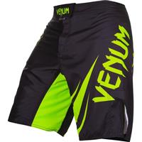 Venum Challenger Fightshort Zwart Neo Geel