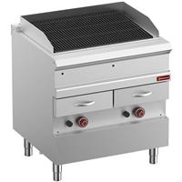 Gas stoomgrill, module 1/1, rooster in gietijzer &amp;quot;dubbelzijdig&amp;quot; | Diamond | G7/GVQ