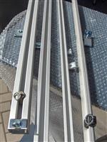 Aluminium gordijnrails voor zware gordijnen