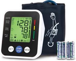 LifeGoods Bloeddrukmeter Bovenarm met Automatisch Oppompen ( verpakking beschadigd)