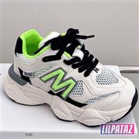 Styloz Off-White Green (maat 26-37) Kindersneakers Maat 26