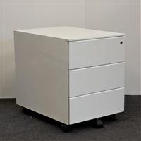 Verrijdbaar Ladeblok 3 Laden Wit